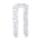 Glitzhome® 9ft Pre-Lit Snow Flocked White Pine Christmas Garland with Timer